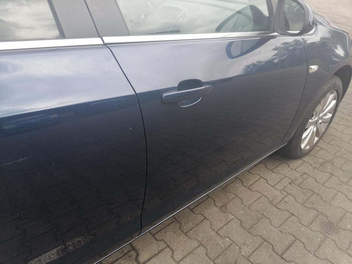 Opel Astra J Sportsturer original T&uuml;r vorn rechts Z22A Ozeanblau Rohbau Bj.2011